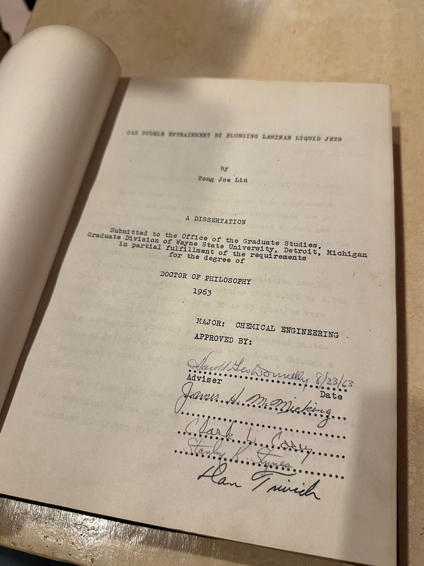 Title Page & Signatures